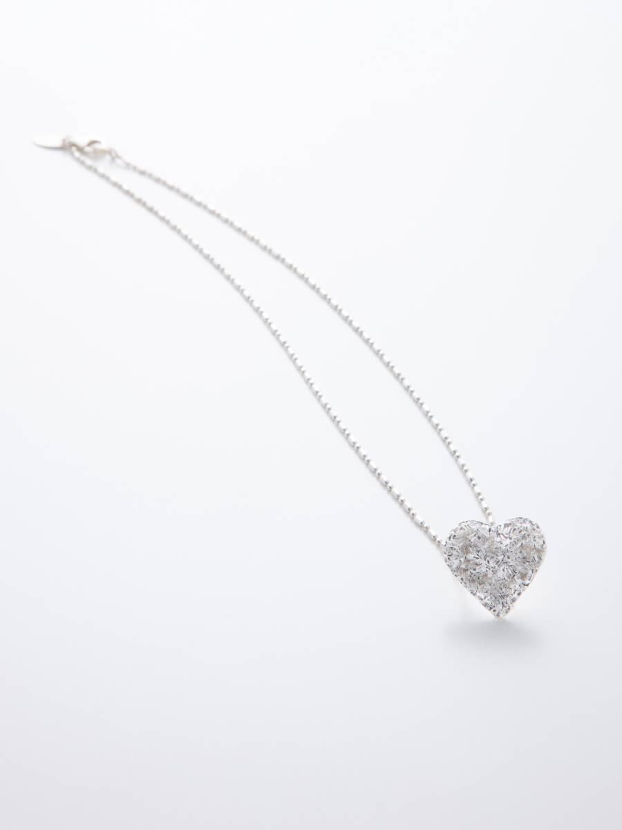 Sparkling Heart Necklace – Mirit Weinstock
