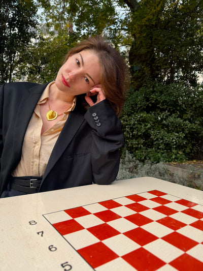 Statement Shell Heartbeat Necklace