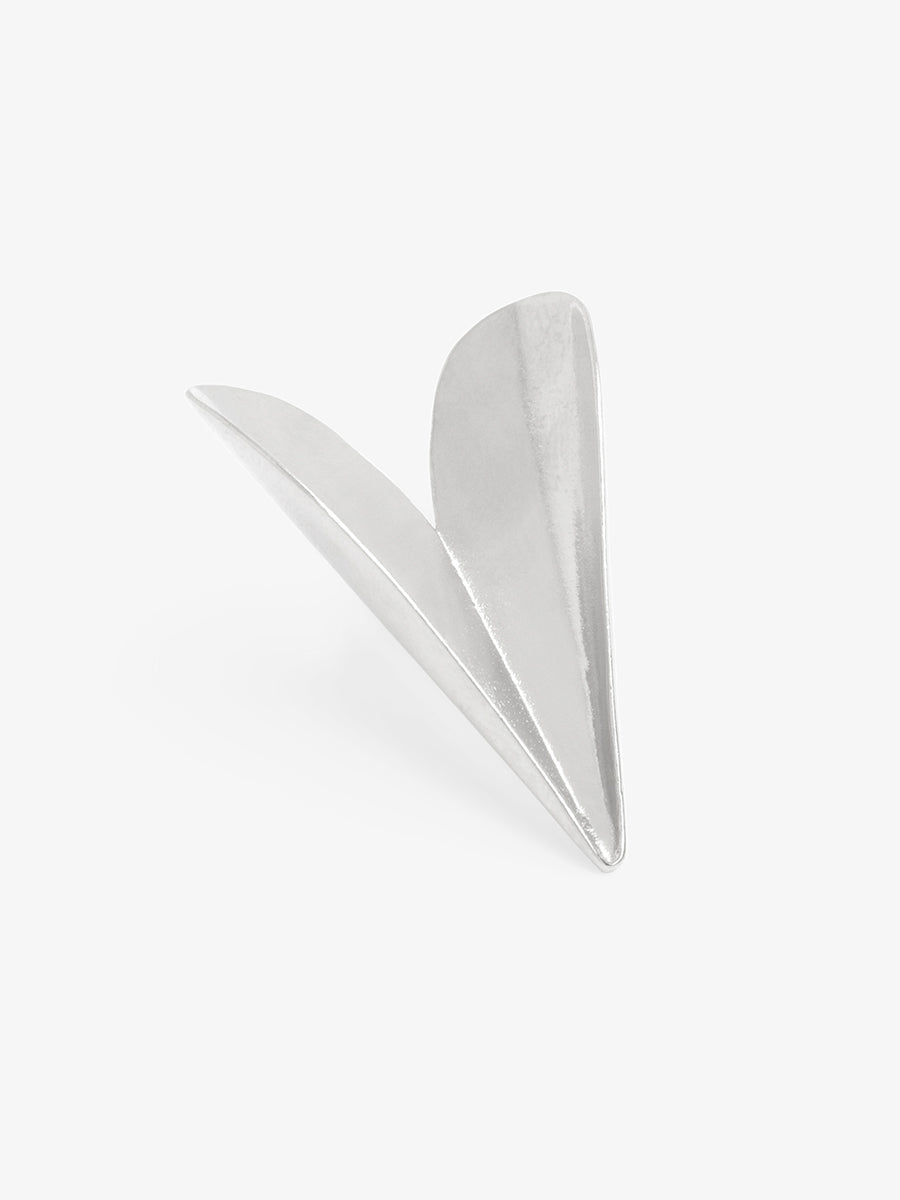 Folded Heart Brooch – Mirit Weinstock