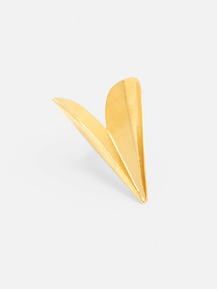 Folded Heart Brooch – Mirit Weinstock