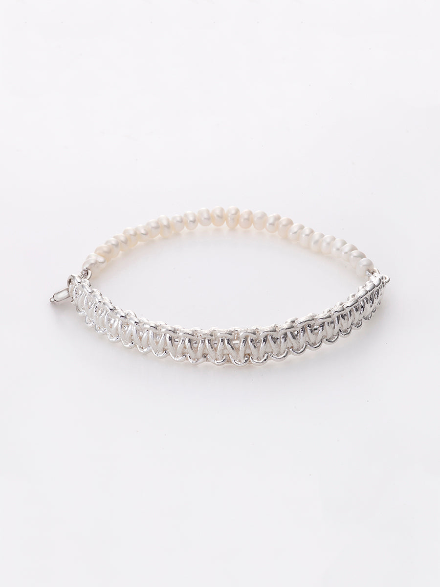 Mizuhiki & Petite Pearls Bracelet – Mirit Weinstock