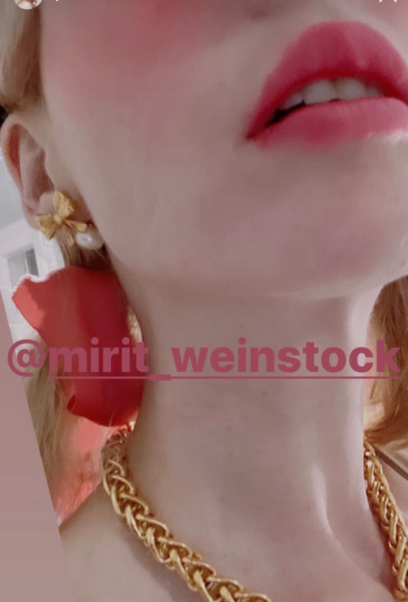 【新品】Mirit wein stock パールフープピアス Bows and Pearls Earrings – Mirit Weinstock